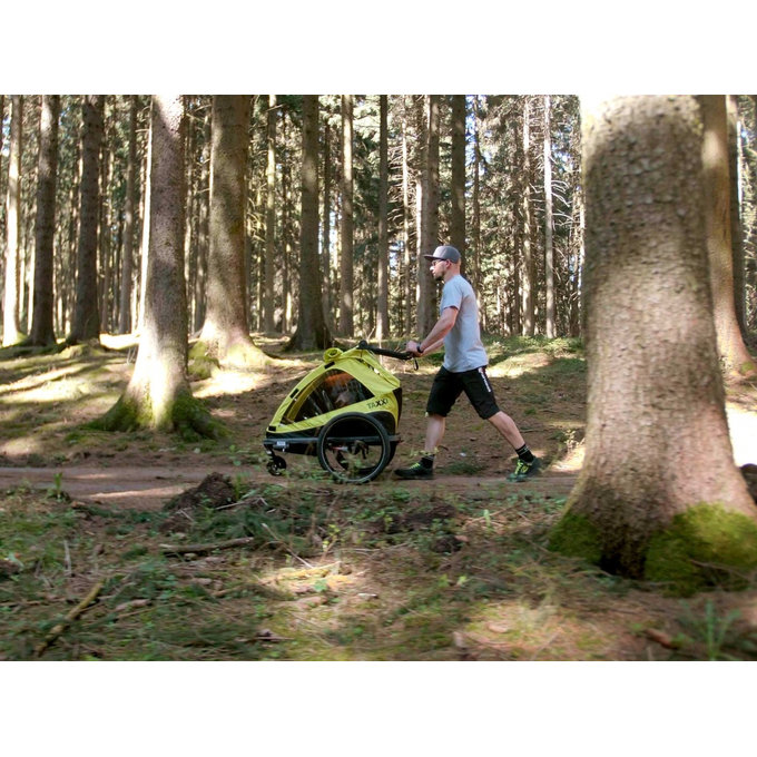 TaXXi Elite 1 Kolesarski voziček moder