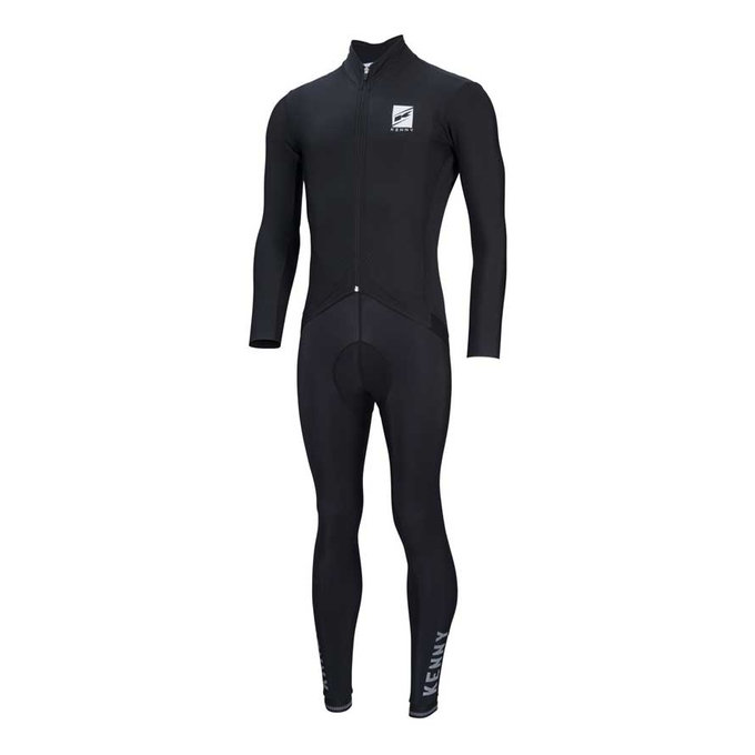 Zimska kolesarska majica ESCAPE Črna