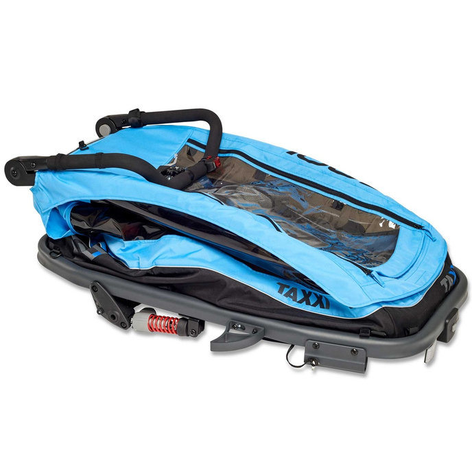 TaXXi Elite 1 Kolesarski voziček moder