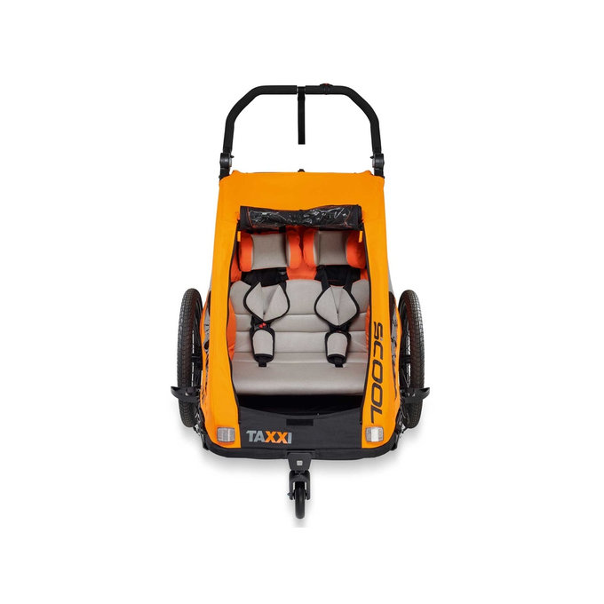 TaXXi Pro 2 Kolesarski voziček oranžen