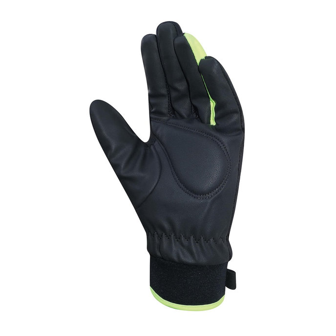 Zimske kolesarske rokavice za otroke Kids Waterproof črne/neon rumene