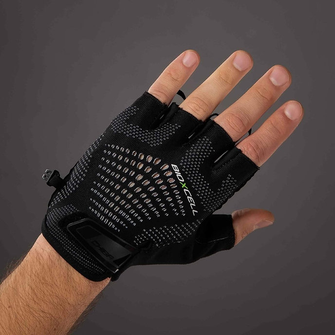 Kolesarske rokavice za odrasle BioXCell Super Fly črne