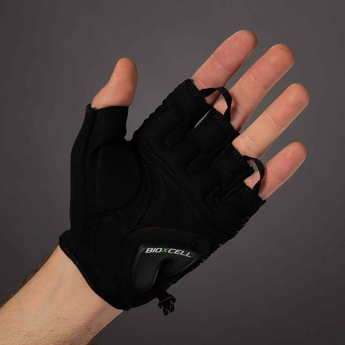 Kolesarske rokavice za odrasle BioXCell Super Fly črne