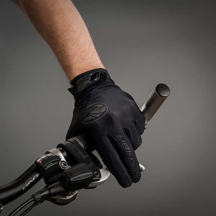 Kolesarske rokavice za odrasle BioXCell Touring črne
