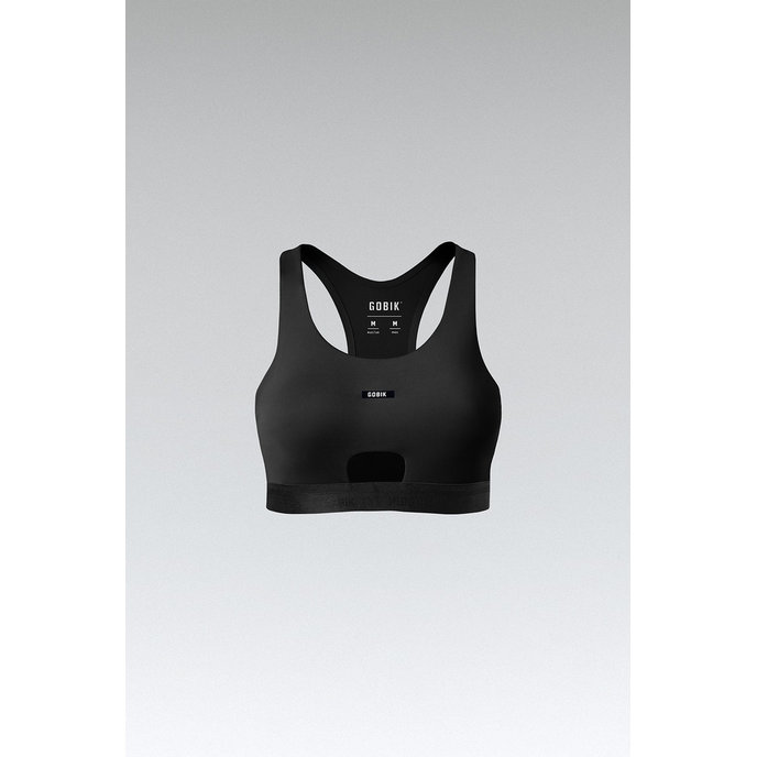 GOBIK  modrček CRUX WOMEN JET BLACK