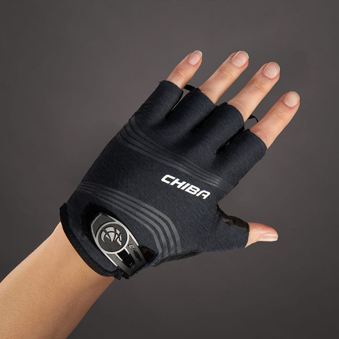 Ženske kolesarske rokavice Lady SuperLight črne