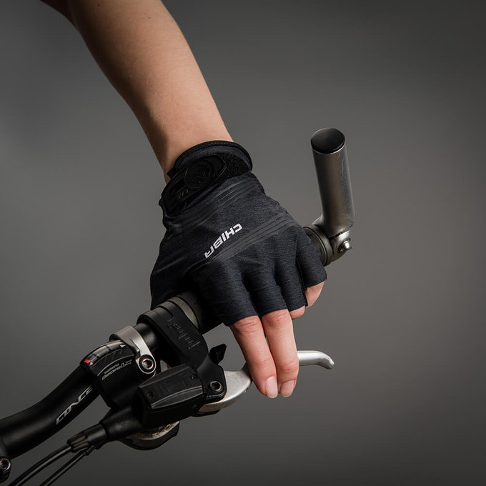 Ženske kolesarske rokavice Lady SuperLight črne