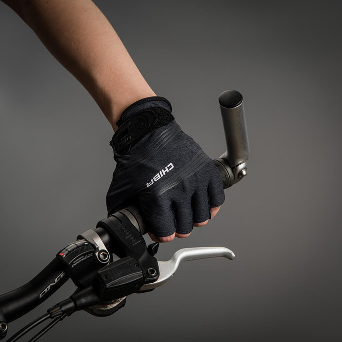 Ženske kolesarske rokavice Lady SuperLight črne