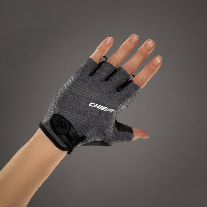 Ženske kolesarske rokavice Lady SuperLight temno sive