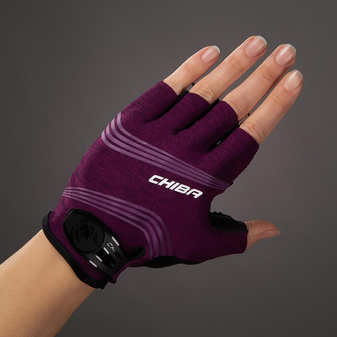 Ženske kolesarske rokavice Lady SuperLight vijolične