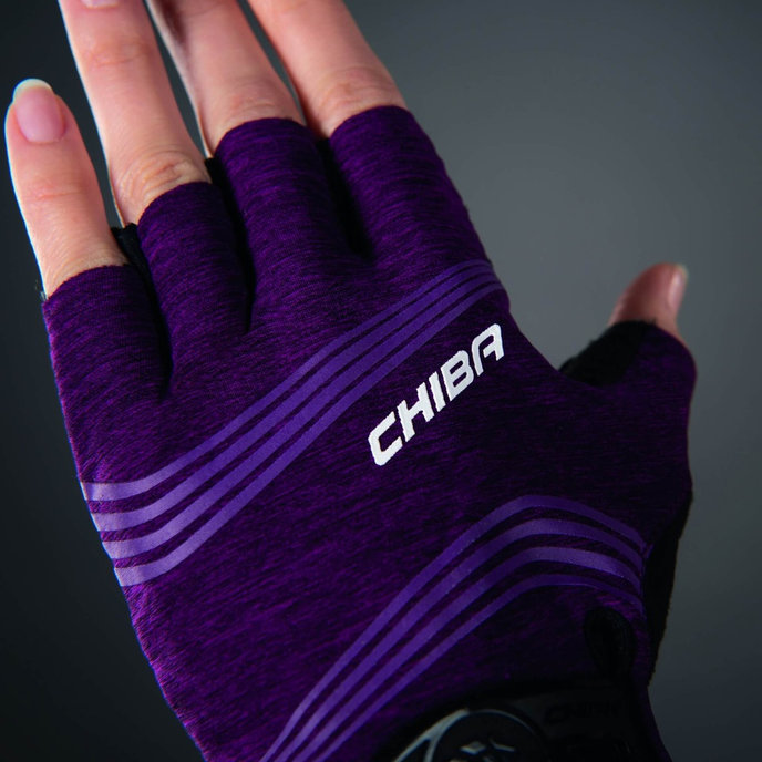 Ženske kolesarske rokavice Lady SuperLight vijolične