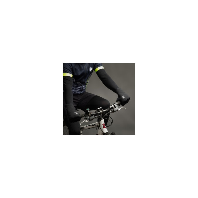 Zimske kolesarske rokavice Polarfleece Titan black