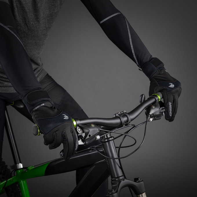 Zimske kolesarske rokavice za odrasle Classic Black