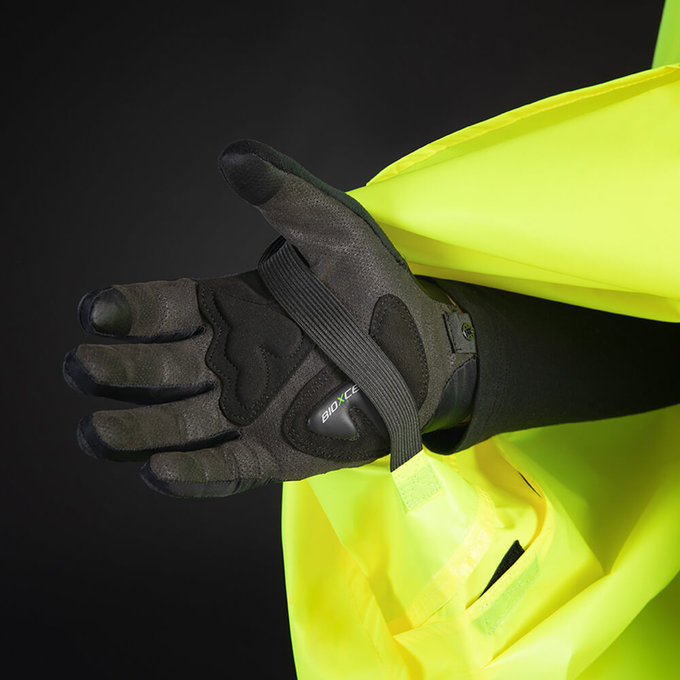 Dežni pončo za odrasle neon rumene barve