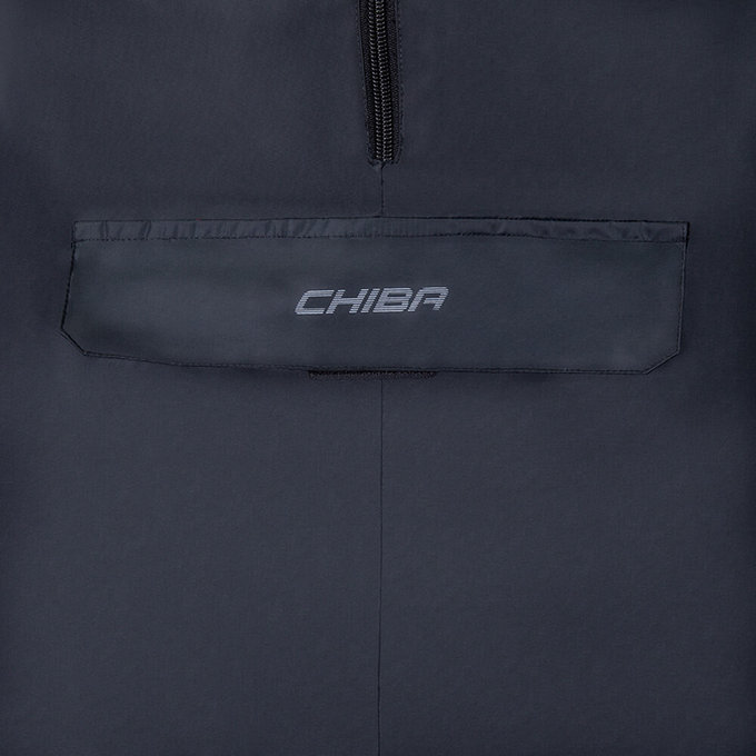 Dežni pončo za odrasle črn