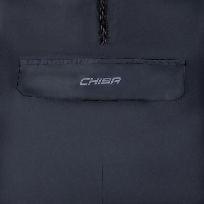 Dežni pončo za odrasle črn