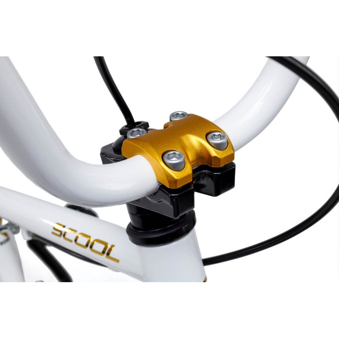 Otroško kolo XtriX mini 16 bela / zlata (od 105 cm)