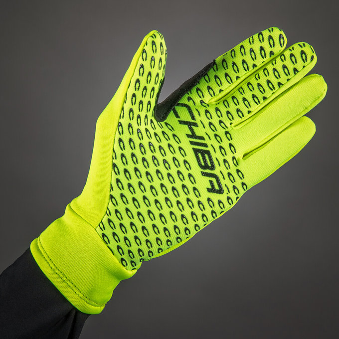 Zimske kolesarske rokavice za otroke Kids Polartec Reflex Neon rumena