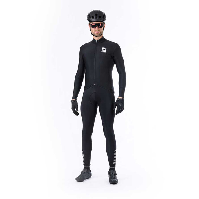 Zimska kolesarska majica ESCAPE Črna