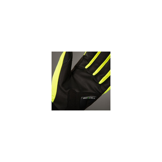 Zimske kolesarske rokavice za odrasle BioXCell Warm Winter neon rumene