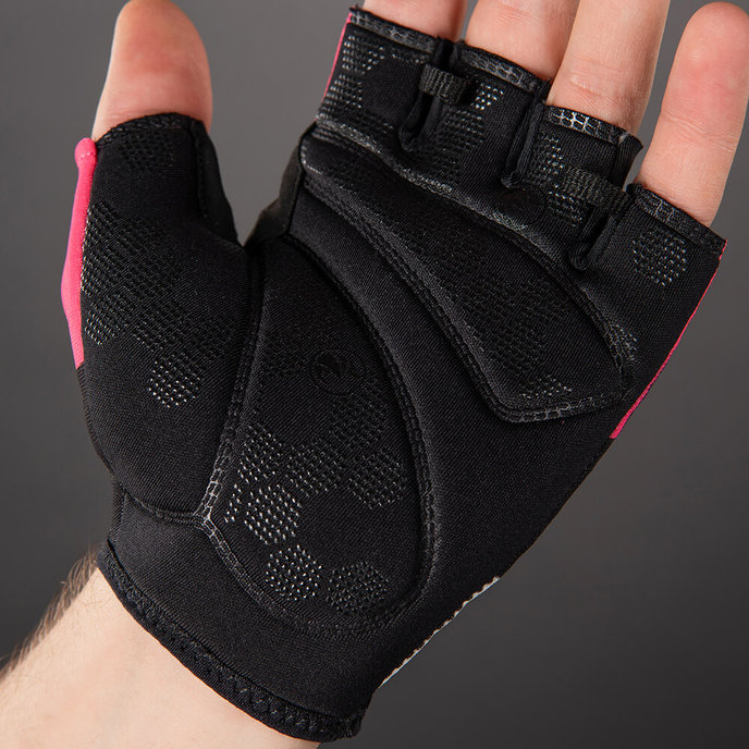 Kolesarske rokavice za odrasle Solar magenta rožnate