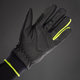 Zimske kolesarske rokavice za otroke Kids Waterproof črne/neon rumene