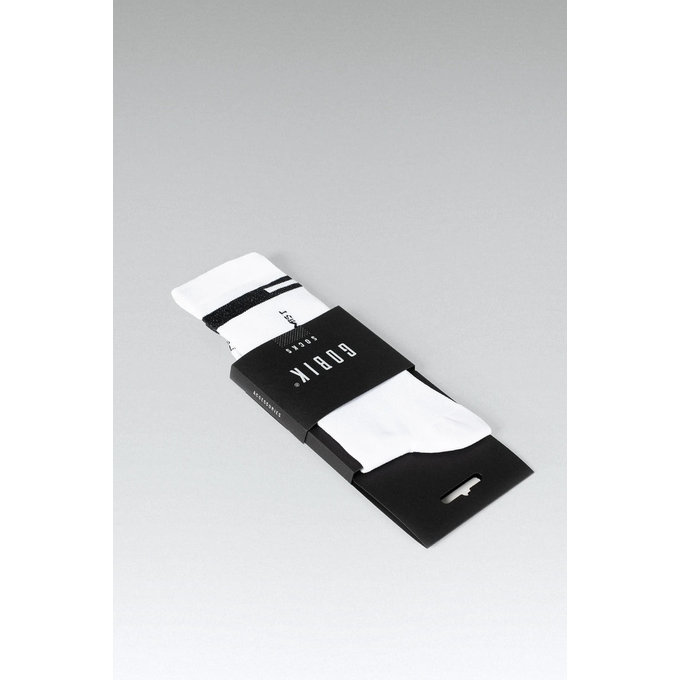 GOBIK nogavice SUPERB WHITE UNISEX EXTRA LONG HORIZON