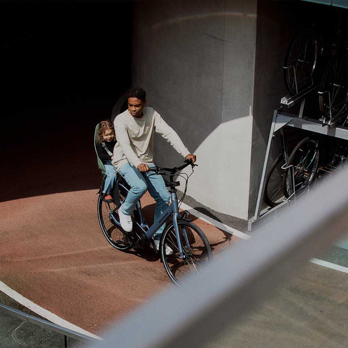 Zadnji sedež Ta-ke za kolesa s prtljažnikom MIK