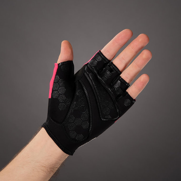 Kolesarske rokavice za odrasle Solar magenta rožnate