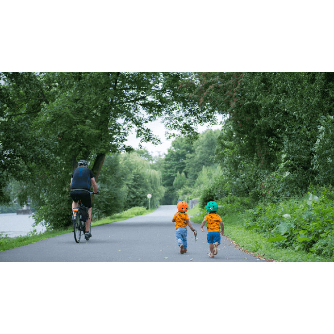 Toddler Rainbow Red Čelada