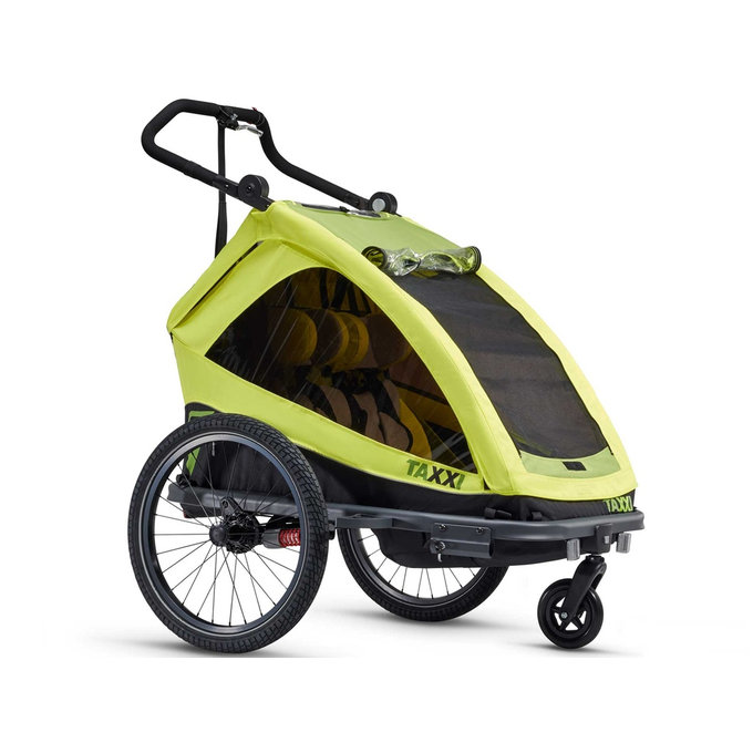 TaXXi Elite 2 Kolesarski voziček rumen