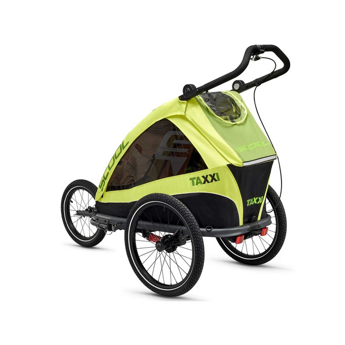 TaXXi Elite 2 Kolesarski voziček rumen