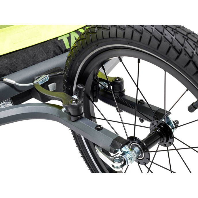 TaXXi Elite 2 Kolesarski voziček rumen