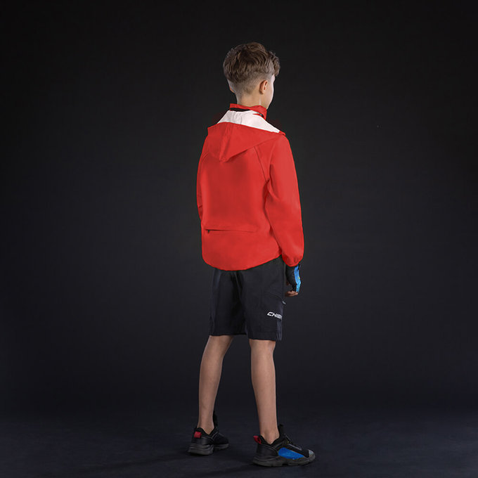 Otroška dežna jakna rdeča