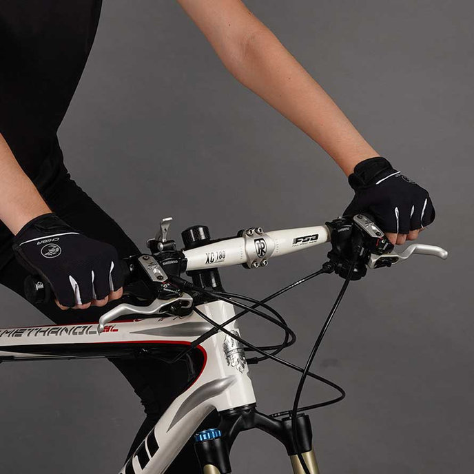 Ženske kolesarske rokavice Lady BioXCell črne