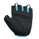 Ženske kolesarske rokavice Lady Gel črne/turkizne
