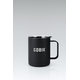 GOBIK kovinska skodelica BLACK MUGEN 350 ml