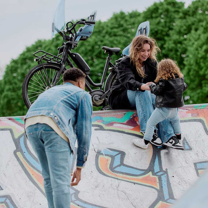 Zadnji sedež Ta-ke za kolesa s prtljažnikom MIK