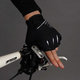 Ženske kolesarske rokavice Lady BioXCell črne