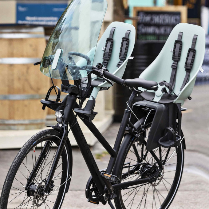 Zadnji kolesarski sedež z adapterjem za prtljažnik