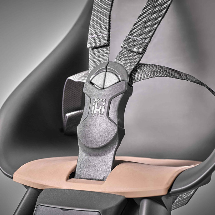 Zadnji kolesarski sedež z adapterjem za prtljažnik