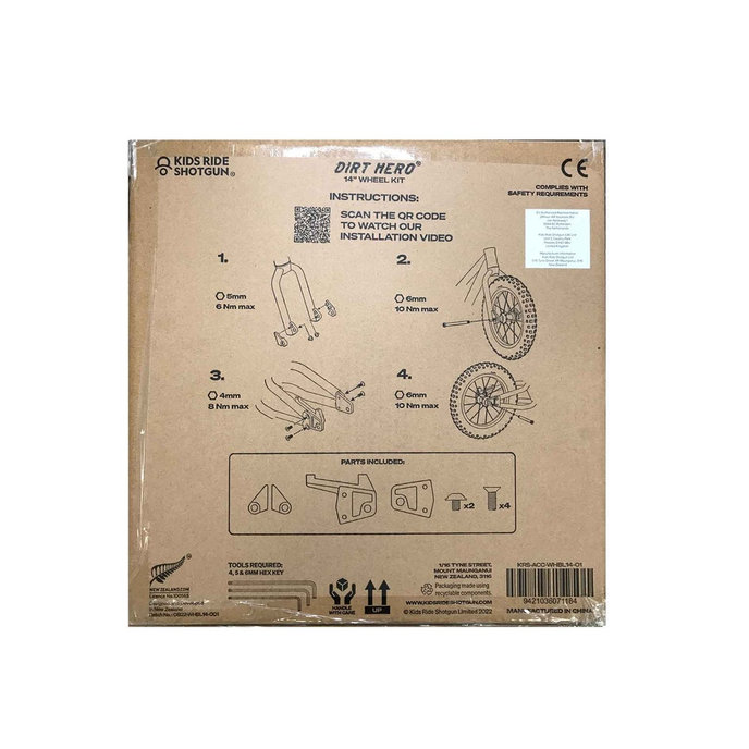 Komplet 14-palčnih koles za poganjalec Dirt Hero