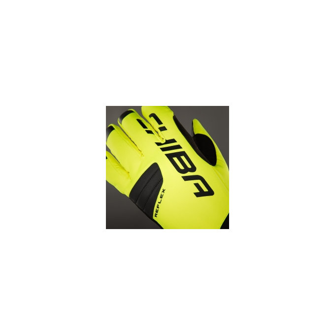 Zimske kolesarske rokavice za odrasle BioXCell Warm Winter neon rumene