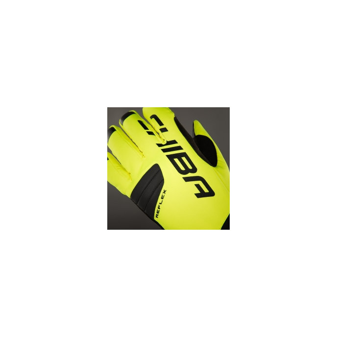 Zimske kolesarske rokavice za odrasle BioXCell Warm Winter neon rumene