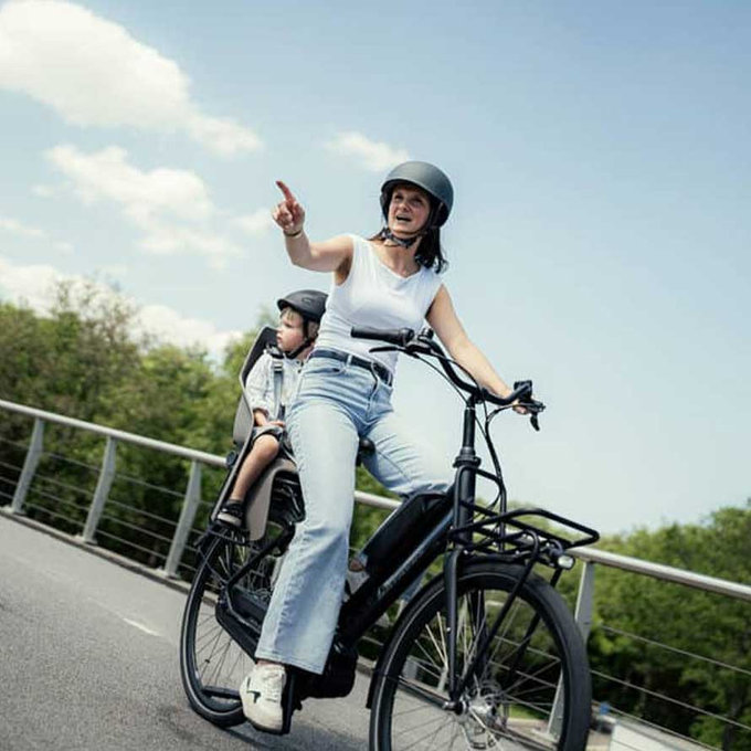 U-me zadnji kolesarski sedež za nosilce MIK