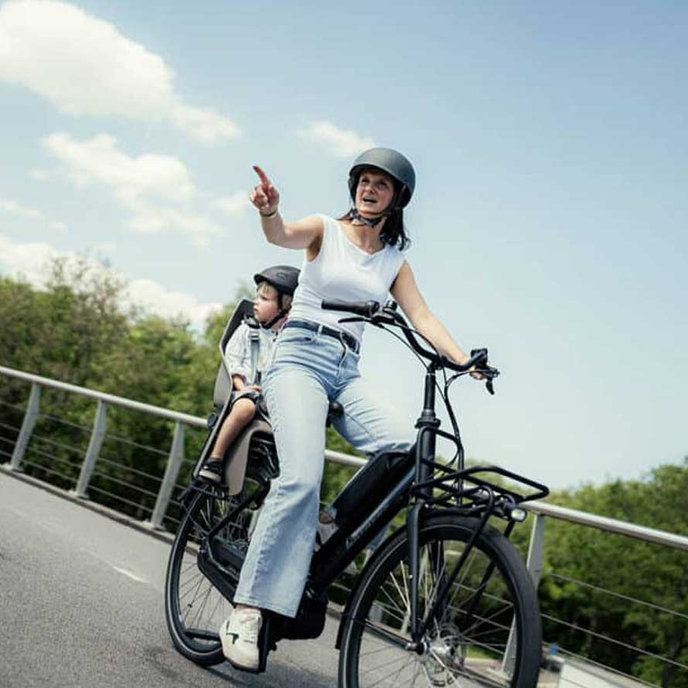 U-me zadnji kolesarski sedež za nosilce MIK