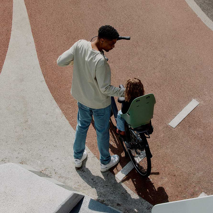 Zadnji sedež Ta-ke za kolesa s prtljažnikom MIK