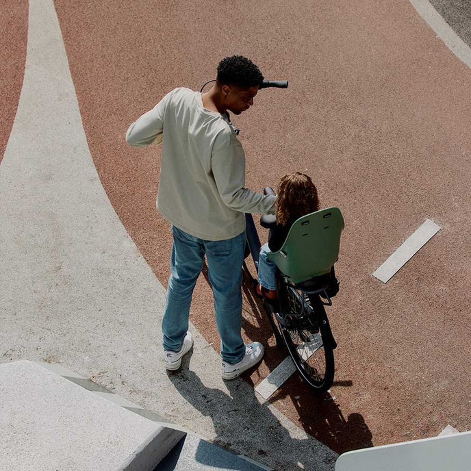 Zadnji sedež Ta-ke za kolesa s prtljažnikom MIK