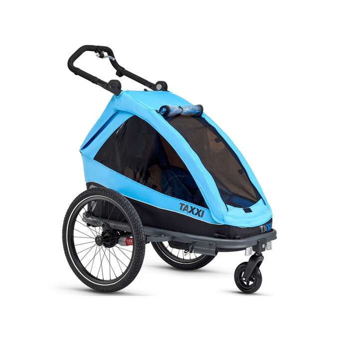 TaXXi Elite 1 Kolesarski voziček moder