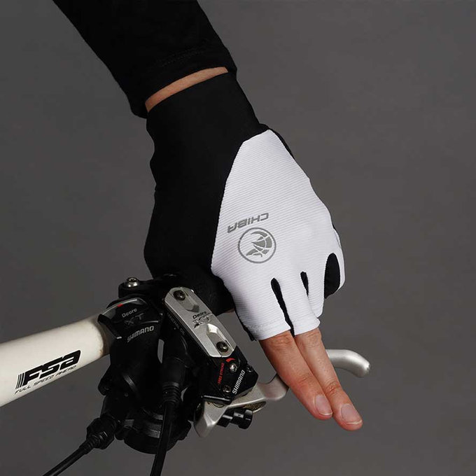 Kolesarske rokavice za odrasle BioXCell Road belo